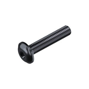 Oval Head Hex Screws ISO 7380 B 10.9, Bare Steel