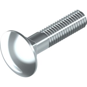 Carriage Bolts DIN 603 8.8, Galvanised Steel