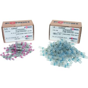 Heat shrink solder connector set