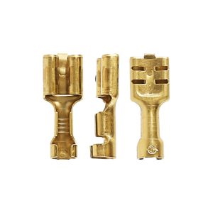 Flat receptacles uninsulated