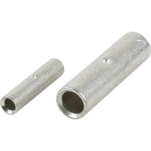Butt connector, uninsulated