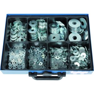 Washers DIN 9021, Galvanized, Assortment