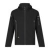 Black Kasai waterproof work jacket with detachable hood